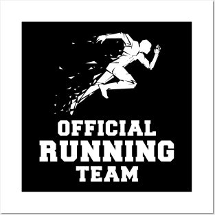 Run for the Chuckles - Official Running Team Tee: Sprinting with Laughter! Posters and Art